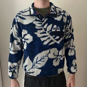 Patagonia Synchilla Aloha floral fleece pullover SZ Large